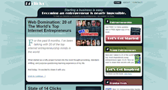 Desktop Screenshot of 14clicks.com